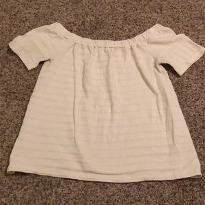 Off the shoulder madewell top